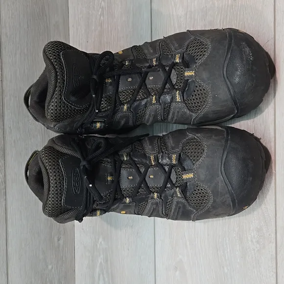 Keen Men's Utility Steel Toe Work Leather/Mesh  Boots Sneakers Sz 11EE Waterproo