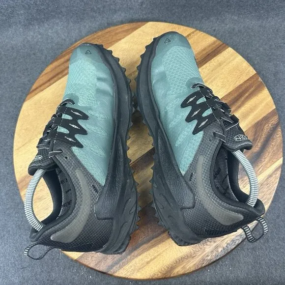 Keen Men's Zionic Waterproof Hiking Shoes 1028182 Teal Black Gray Size 9.5