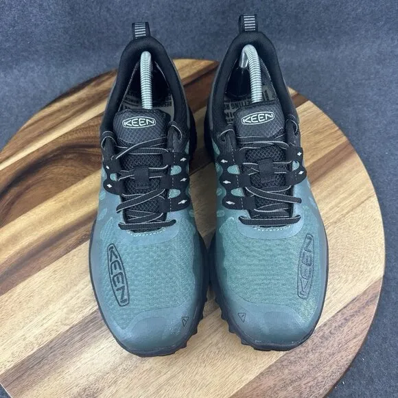 Keen Men's Zionic Waterproof Hiking Shoes 1028182 Teal Black Gray Size 9.5