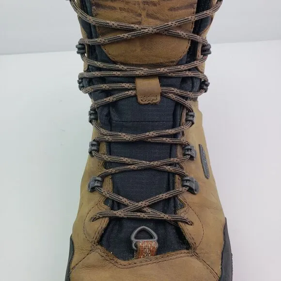 Keen Revel IV Mens Size 12 Brown Leather Polar Insulated Waterproof Hiking Boots