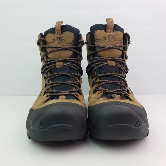 Keen Revel IV Mens Size 12 Brown Leather Polar Insulated Waterproof Hiking Boots