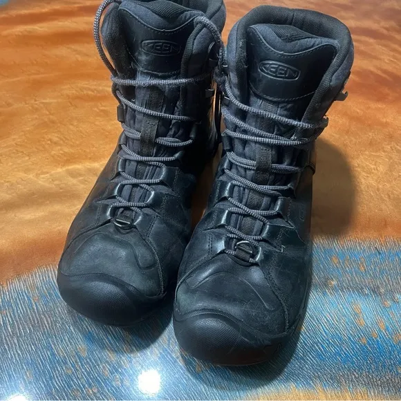 Keen Targhee Polar Leather Insulated Waterproof  Cold Weather Work Boots 11.5