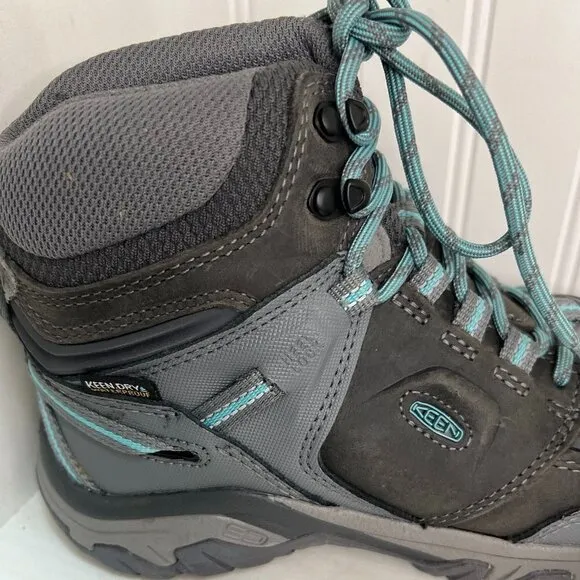 KEEN Women's Mid Height Comfortable Waterproof Hiking Boots Size 7.5