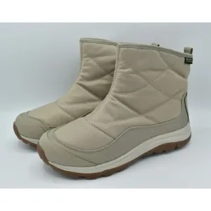 Keen Women Size 8.5 Terradora II Waterproof Ankle Pull On Taupe Birch Snow Boots
