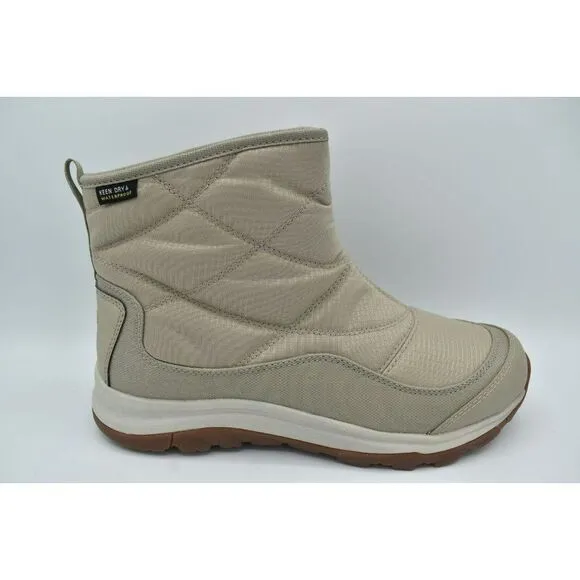 Keen Women Size 8.5 Terradora II Waterproof Ankle Pull On Taupe Birch Snow Boots