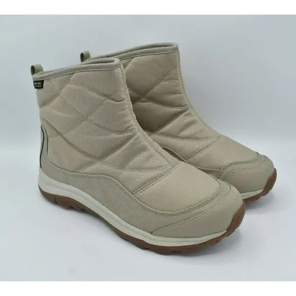 Keen Women Size 8.5 Terradora II Waterproof Ankle Pull On Taupe Birch Snow Boots