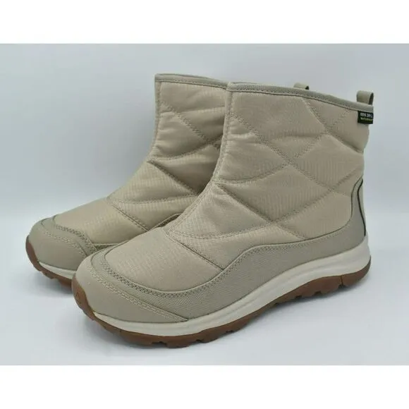 Keen Women Size 8.5 Terradora II Waterproof Ankle Pull On Taupe Birch Snow Boots