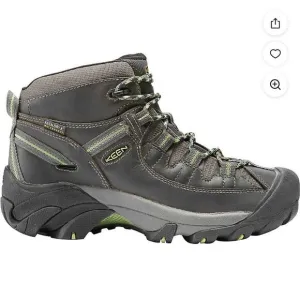 KEEN 1014997 Targhee II Mid WP Women's Raven Dark Gray Hiking Trail BOOTS