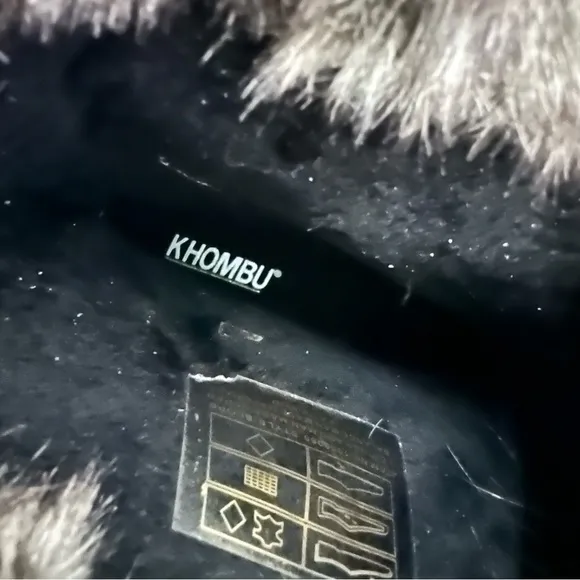 KHOMBU | Leather &amp; Faux Fur Slope Thermolite Terrain Winter Snow Boot | Size 8