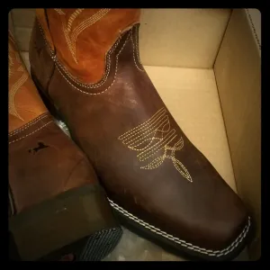 Kids Leather Cowboy Boots