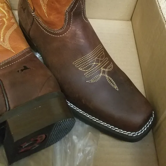 Kids Leather Cowboy Boots