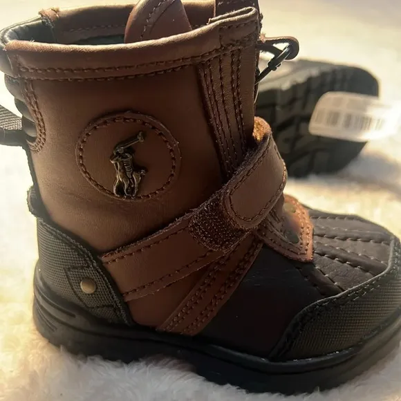 Kids Toddler Ralph Lauren Sz 5 Toddler Colbey Zip Hiking Boots Outdoor NWT