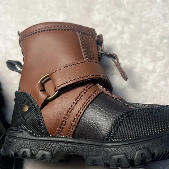 Kids Toddler Ralph Lauren Sz 5 Toddler Colbey Zip Hiking Boots Outdoor NWT