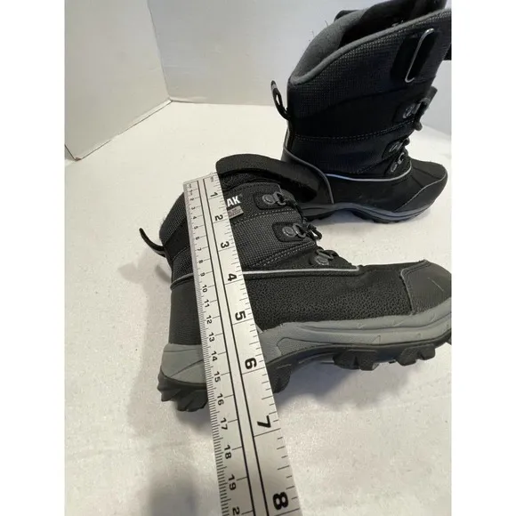 Kodiak Boys Kids Mason Winter Snow Boots Size 2 Mid-Calf Waterproof Insulated