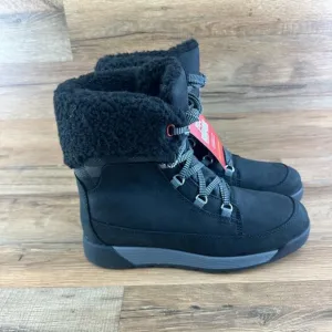 Kodiak women's winter Rosseau Black lace up boots Size 9.5 US waterproof