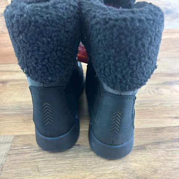 Kodiak women's winter Rosseau Black lace up boots Size 9.5 US waterproof