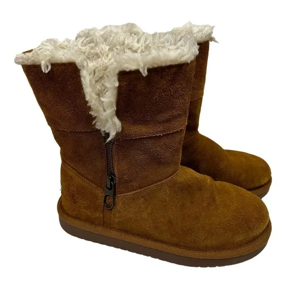 Kolaburra by UGG Girl's winter Boots Brown Size 1