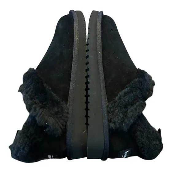 Koolaburra by Ugg Advay Slip On Shoes Black Suede  NEW Size 8