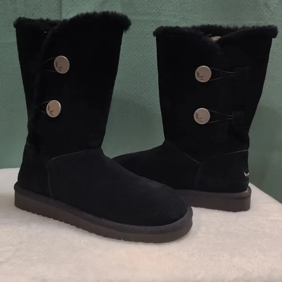 Koolaburra by UGG Black Kinslei Winter Boots Size 6