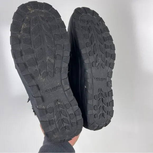 Koolaburra by UGG Imree Black Moto Waterproof Winter Snow Boots Women's Size 9