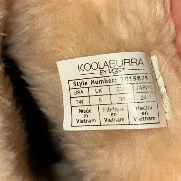 Koolaburra by Ugg Women's 7 Chestnut Victoria Boots Bow Tan Warm Preppy Winter