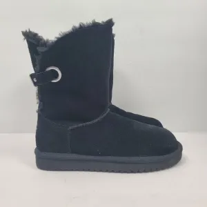 Koolaburra By UGG Women's Remley Short Black Suede Boots 1105792 US Size 6