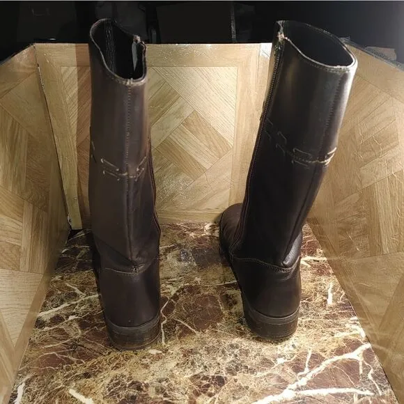 L L Bean women's Riding boots portugal leather shoe size 8M