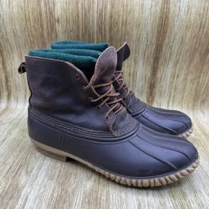 LaCrosse Winter Boots Men's Size 10 Removable‎ Lining Brown Leather Waterproof