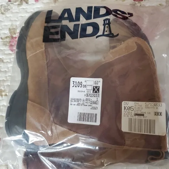 LANDS' END WOMEN'S WINTER BOOTS-NWT