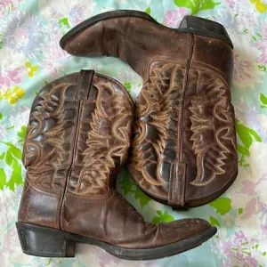 Laredo Birchwood Mens Leather Western Boots Size 10