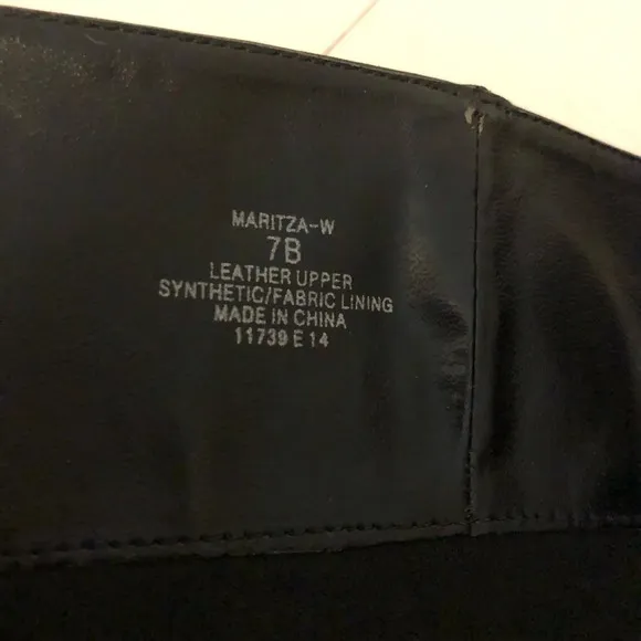 Lauren Ralph Lauren 7B Two Tone Brown and Black Leather Riding Boots Womens