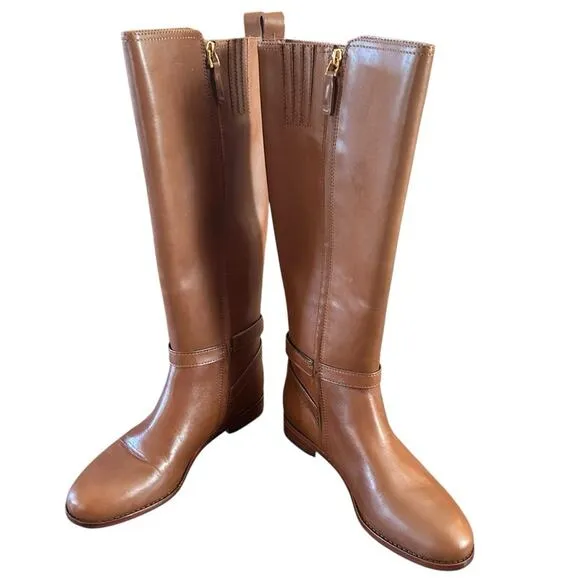 Lauren Ralph Lauren Blayke Tall Leather Riding Equestrian Boots NEW Size 5.5