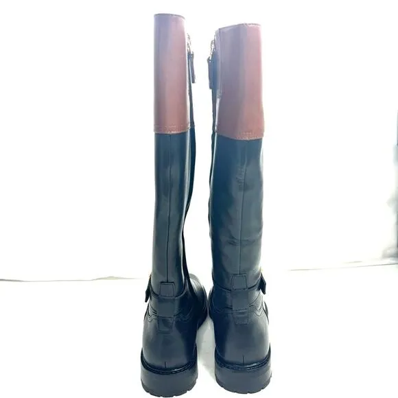 Lauren Ralph Lauren Everly Leather Riding Boots Size 6