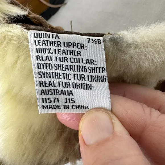 Lauren Ralph Lauren Quinta Leather Shearling boots