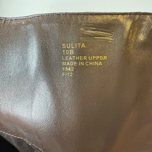 Lauren Ralph Lauren ‘Sulita’ Tall Riding Boots Leather and Suede Womens Size 10M