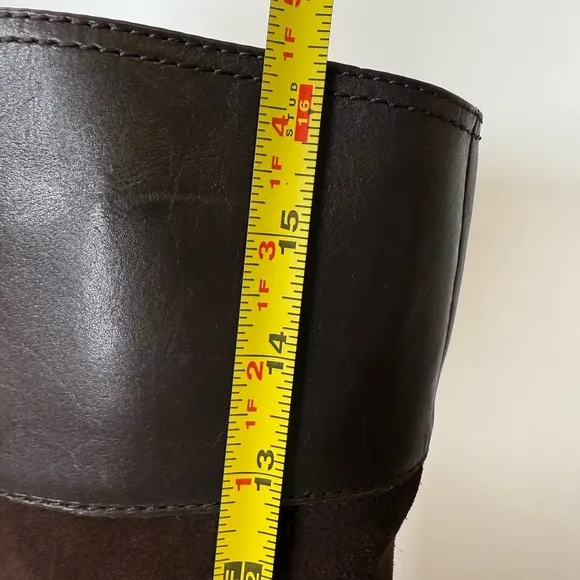 Lauren Ralph Lauren ‘Sulita’ Tall Riding Boots Leather and Suede Womens Size 10M