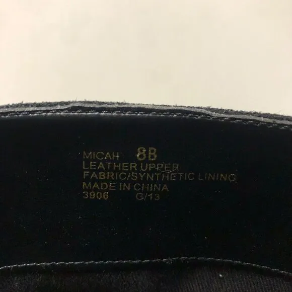 Lauren Ralph Lauren Women's Size 8 Micah Riding Boots Black Leather Suede