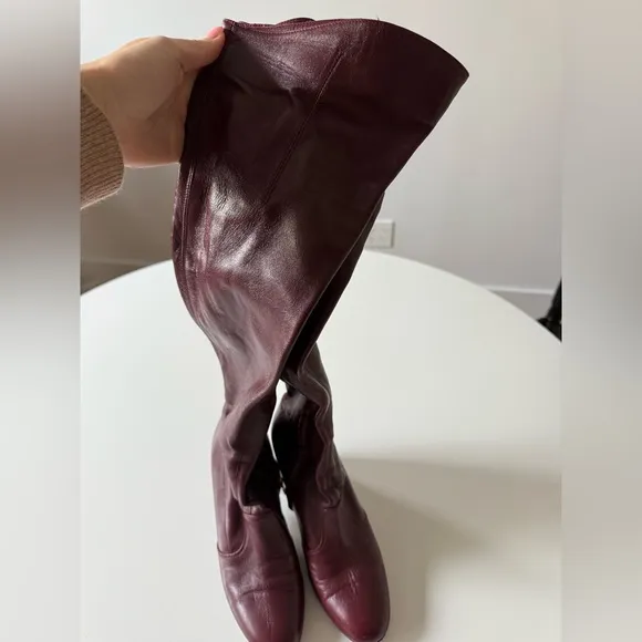 Leather over the knee boots L’Autre Chause