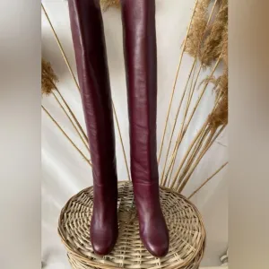 Leather over the knee boots L’Autre Chause