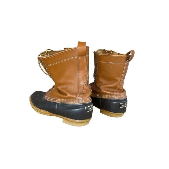 L.L. Bean Mens Brown Made In Maine The Original L.L. Bean Hunting Boots Size 9M