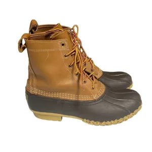 L.L. Bean Brown Duck Boots Snow/Rain Size 8