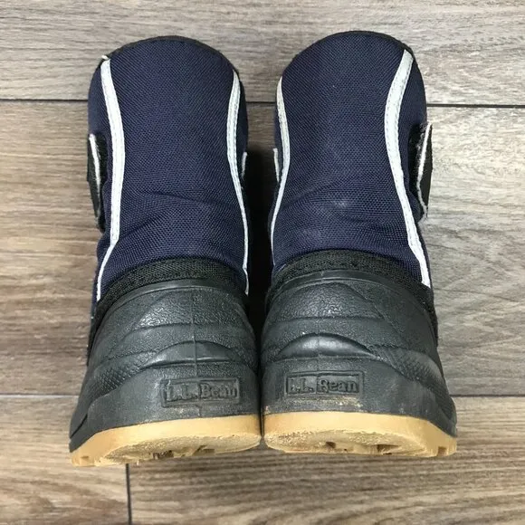 L.L.Bean Northwoods Boots Unisex Toddler‎ Size 9 Navy Blue WInter Snow Boots