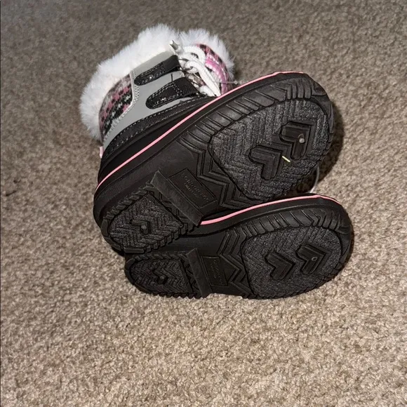 London Fog Kids' Fair Isle Boots NWOT