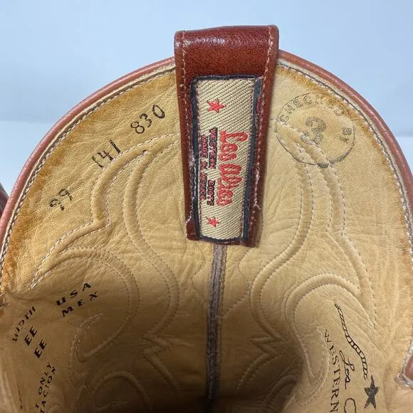 Los Altos Western Boots Men's 7EE Caymen Leather Cowboy Boots Western