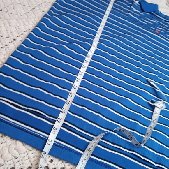 Lot 2 Polo Ralph Lauren Performance Mens‎ XL Preppy Pony Golf Activewear Striped