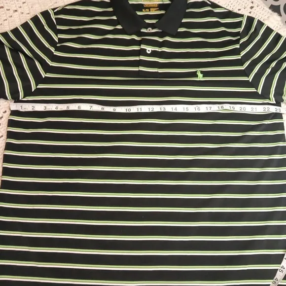 Lot 2 Polo Ralph Lauren Performance Mens‎ XL Preppy Pony Golf Activewear Striped