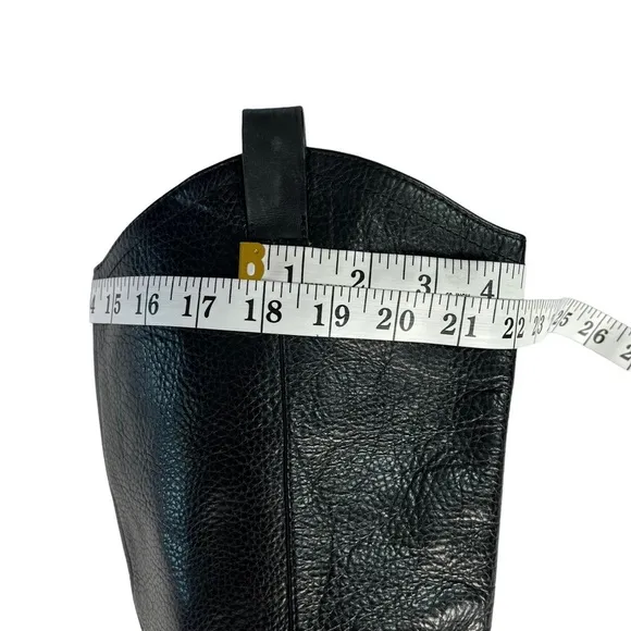 Louise et Cie Zada Black Leather‎ Tall Knee High Riding Boots Women's Size 9