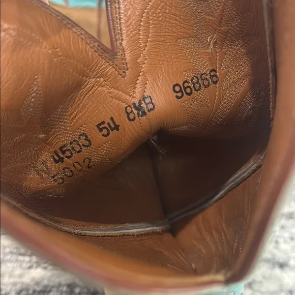 Lucchese Leather Western Boots 8.5