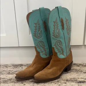 Lucchese Leather Western Boots 8.5