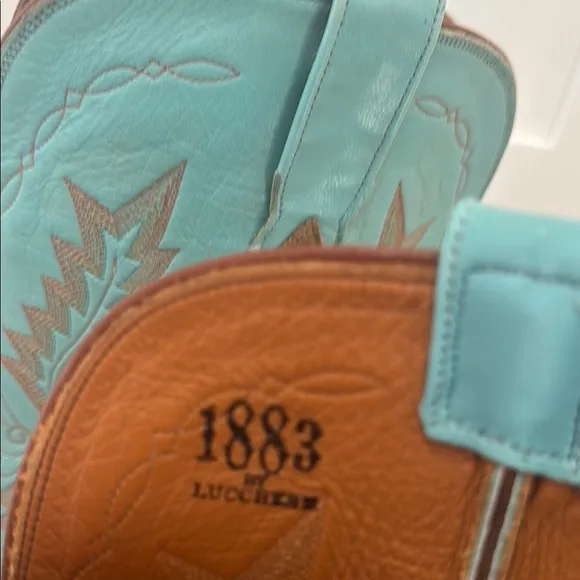 Lucchese Leather Western Boots 8.5